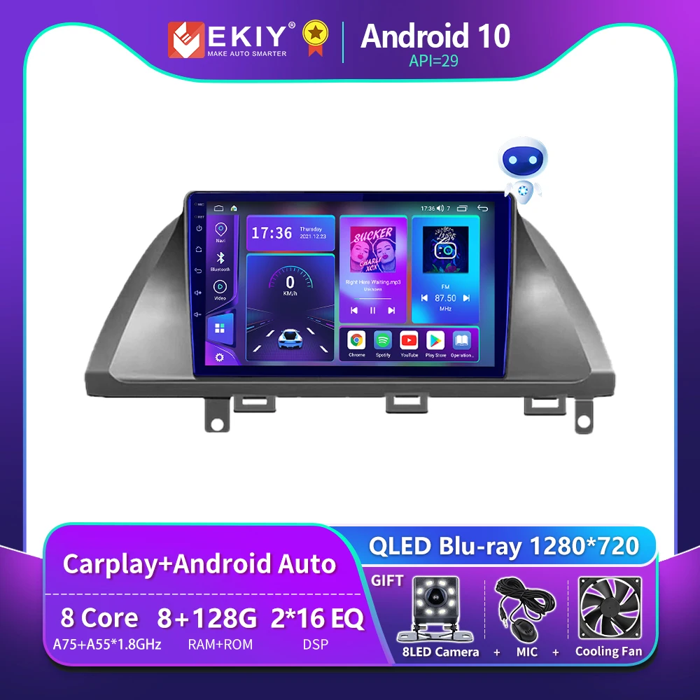 

EKIY T900 для Honda Odyssey 2005 2006 2007 2008 2009 2010 Автомобильный радиоприемник DSP Мультимедиа Blu-ray QLED навигация GPS Android Carplay № 2 Din DVD Авторадио магнитофон 4G WIFI ...