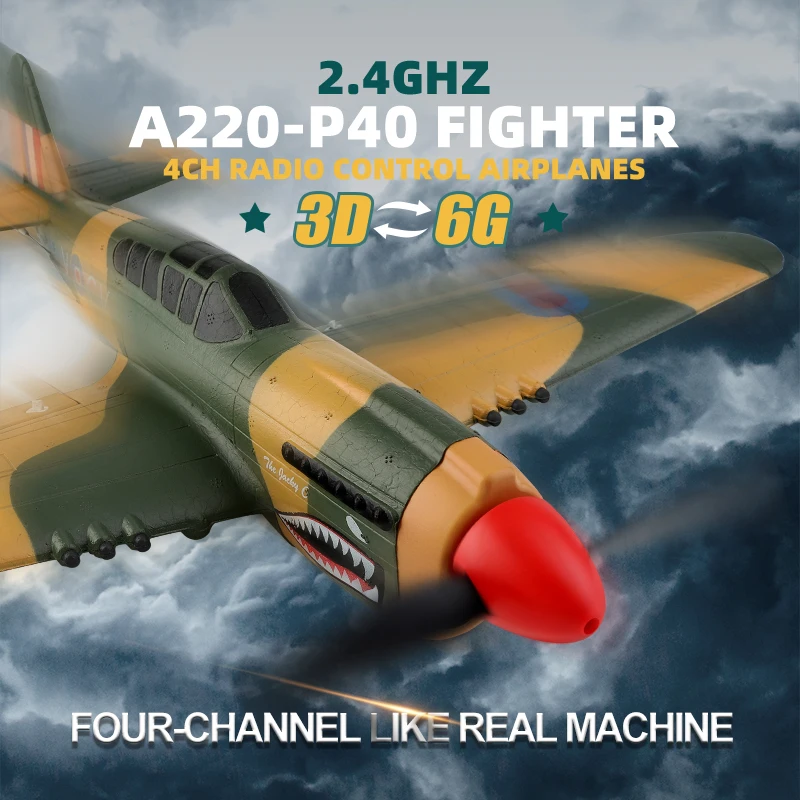 Модель самолета WLtoys A220 на радиоуправлении 2 4 ГГц 6/3D трюков |