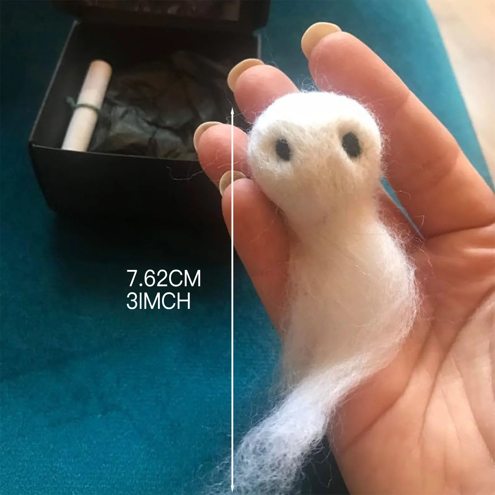 Милая миниатюрная Мягкая кукла-призрак на Хэллоуин жуткая карманная