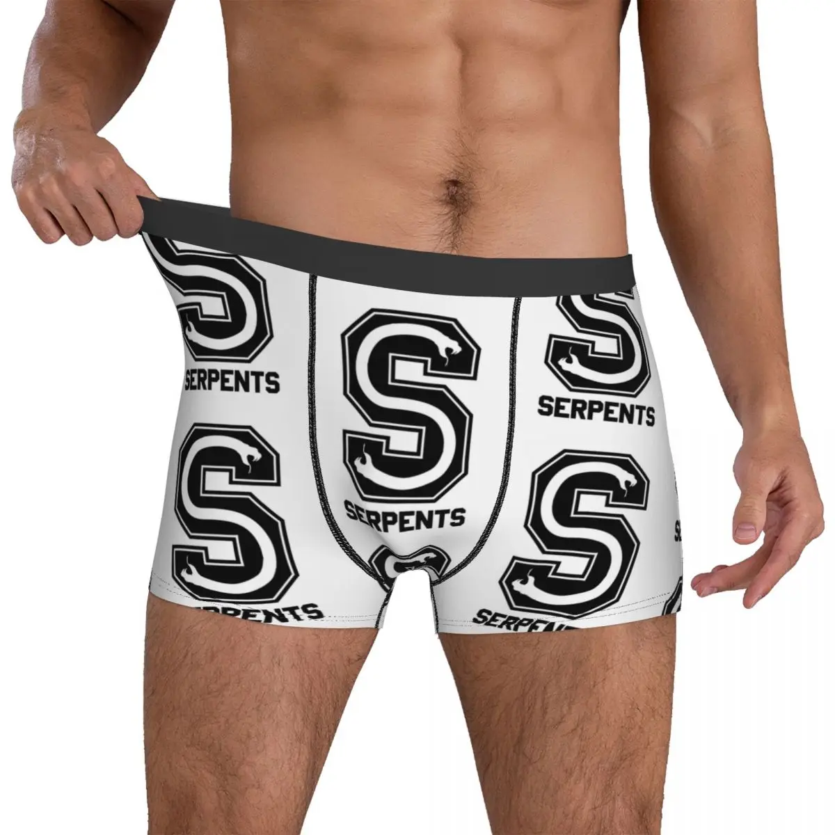 

Serpents South Side Underwear Riverdale 3D Pouch High Quality Boxer Shorts Custom Boxer Brief Classic Men Panties Plus Size