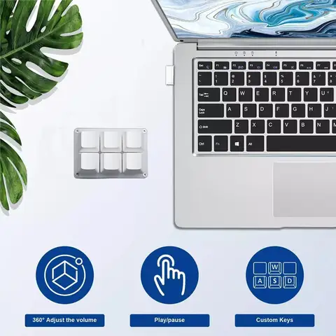 Механическая беспроводная мини-клавиатура 6 клавиш USB