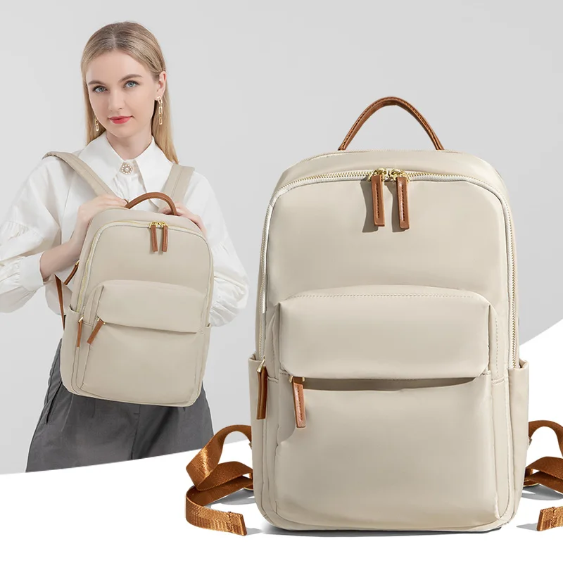

Backpacks Woman Laptop Backpack Business Travel Bags 15 Inches Large Notebook Back Pack Waterproof Commuter Urban Bagpack Luxury