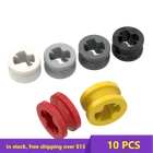 10 шт. DIY сборка 32123 крест Половина рукава наружный диаметр 7,4 строительные блоки Запчасти кирпич основная модель City Классическая Детская игрушка сделай сам