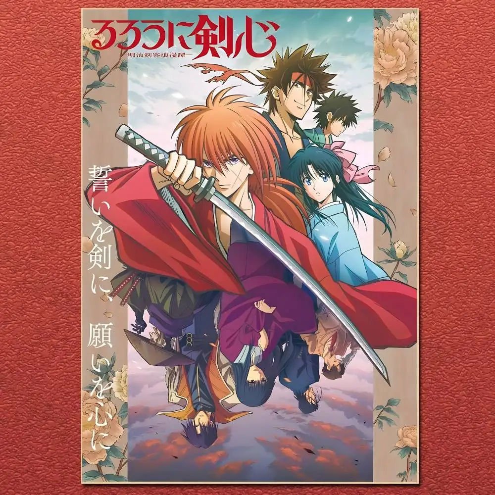 

Аниме Rurouni Kenshin Постер на холсте