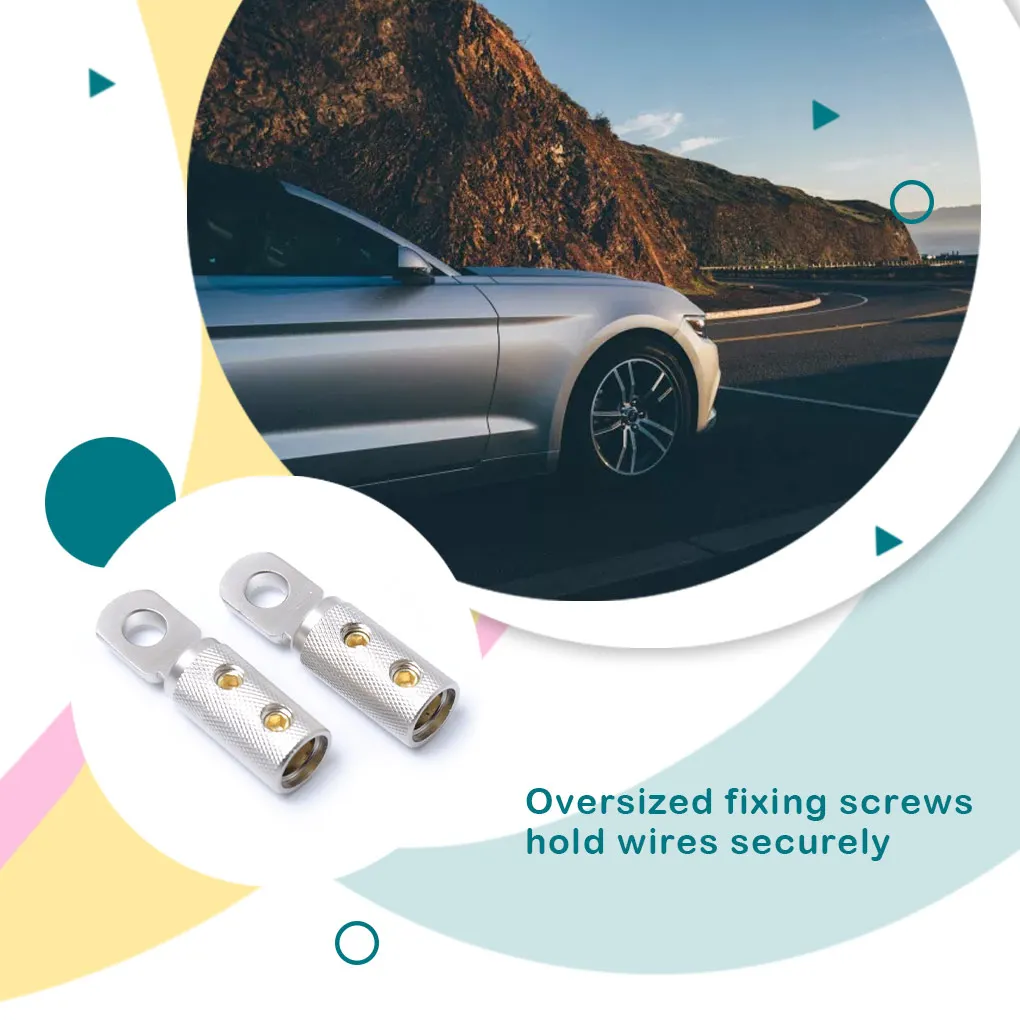 

2 Pieces Car Screw Automotive Terminal Connector Speaker Modification Screws Replacement Part Maintenance Accessory