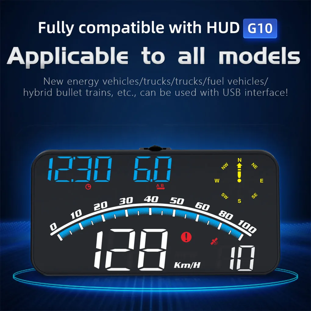 

Универсальный Автомобильный датчик HUD, цифровой прибор для измерения скорости автомобиля, автомобильные аксессуары