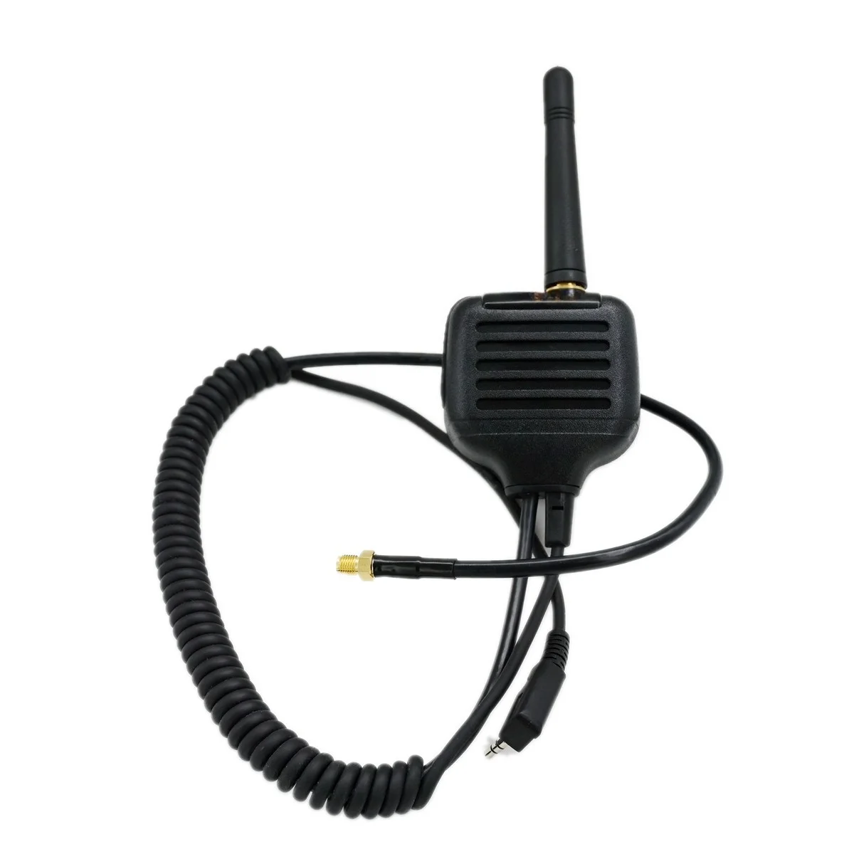 Фото Портативные микрофонные динамики KMC-17 с UHF-антенной для радиостанций TYT, Baofeng, Kenwood K-2200, TK-3200, TK-2100, TK-208, TK-248, микрофон PTT №1