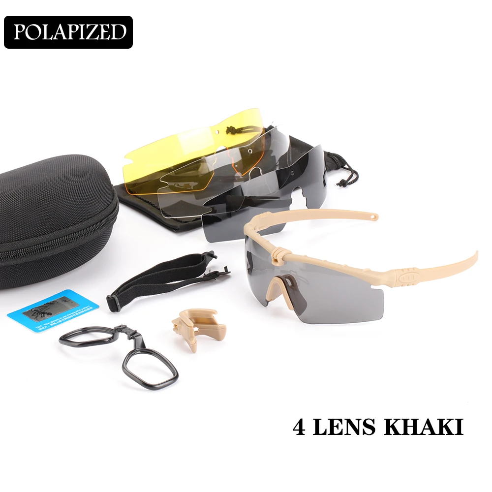 

2022 New Military Anti-Fog Goggles Shooting Glasses Motorcycle Windproof Paintball CS Wargame Goggles 3 Lens