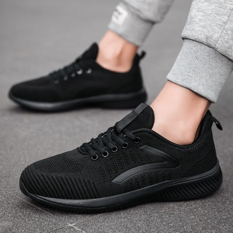 Men's Outdoor Sneakers Breathable Shoes for Men Lightweight Unisex Sneakers Comfortable Sports Training Running Shoes