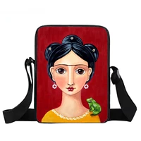 art woman girl messenger bag womens handbag womens traveling backpack canvas messenger bag small schoolbag schoolbag