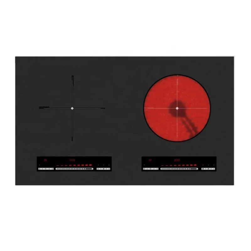 Комбинированная Индукционная и инфракрасная электрическая плита специального