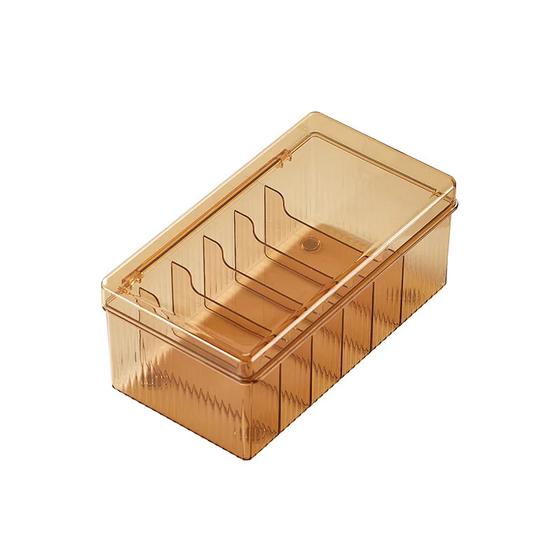 

Прозрачный пластиковый контейнер для хранения проводных наушников, контейнер для хранения данных для настольной гарнитуры, линия зарядки ...