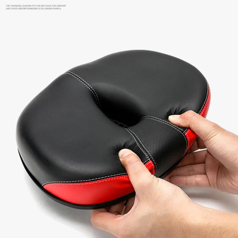 

Подушка на сиденье велосипеда, утолщенная безшовная дышащая мягкая подушка на седло для велосипеда, утолщенная большая подушка для заднего...