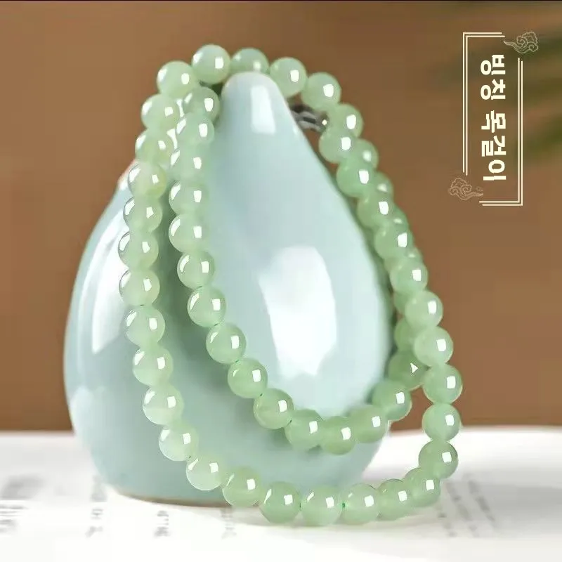 Синьцзян натуральный нефрит Хэтянь нефритовое ожерелье Цинхай сапфировые