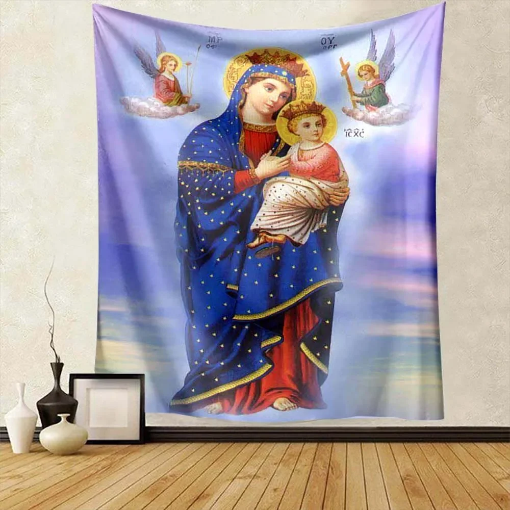 Кроватка матери христианской веры для спальни настенная квартира подвесная