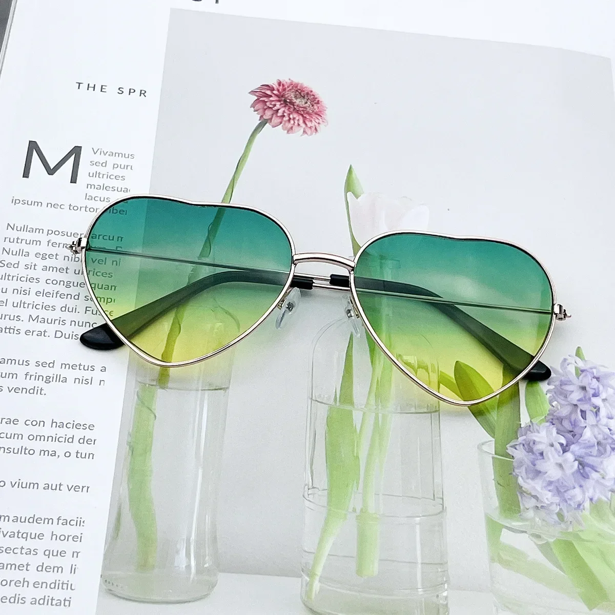 Солнцезащитные очки в металлической оправе UV400 для мужчин и женщин