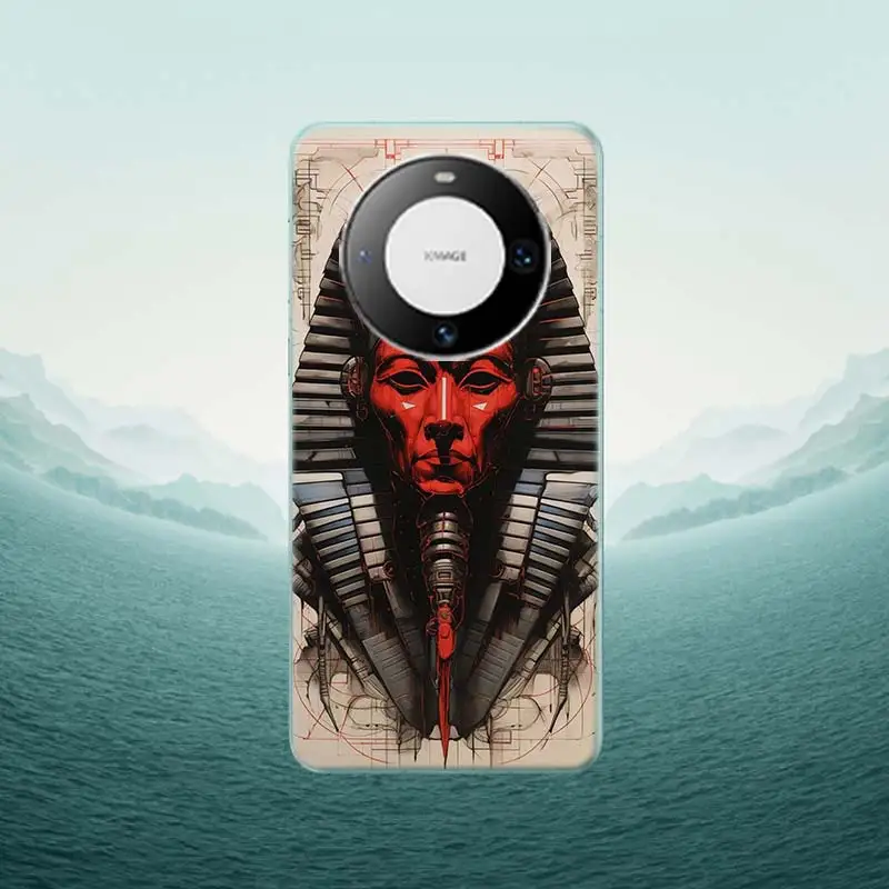 Чехол для телефона с египетским фараоном Huawei P40 Lite P50 Pro P30 P20 P10 Y5 Y6 Y7 Y9 2019 Mate 30 20 10