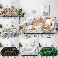printed stretch knit sofa cover fabric combination dust cover all inclusive sofa covers for living room l shape sofa cover