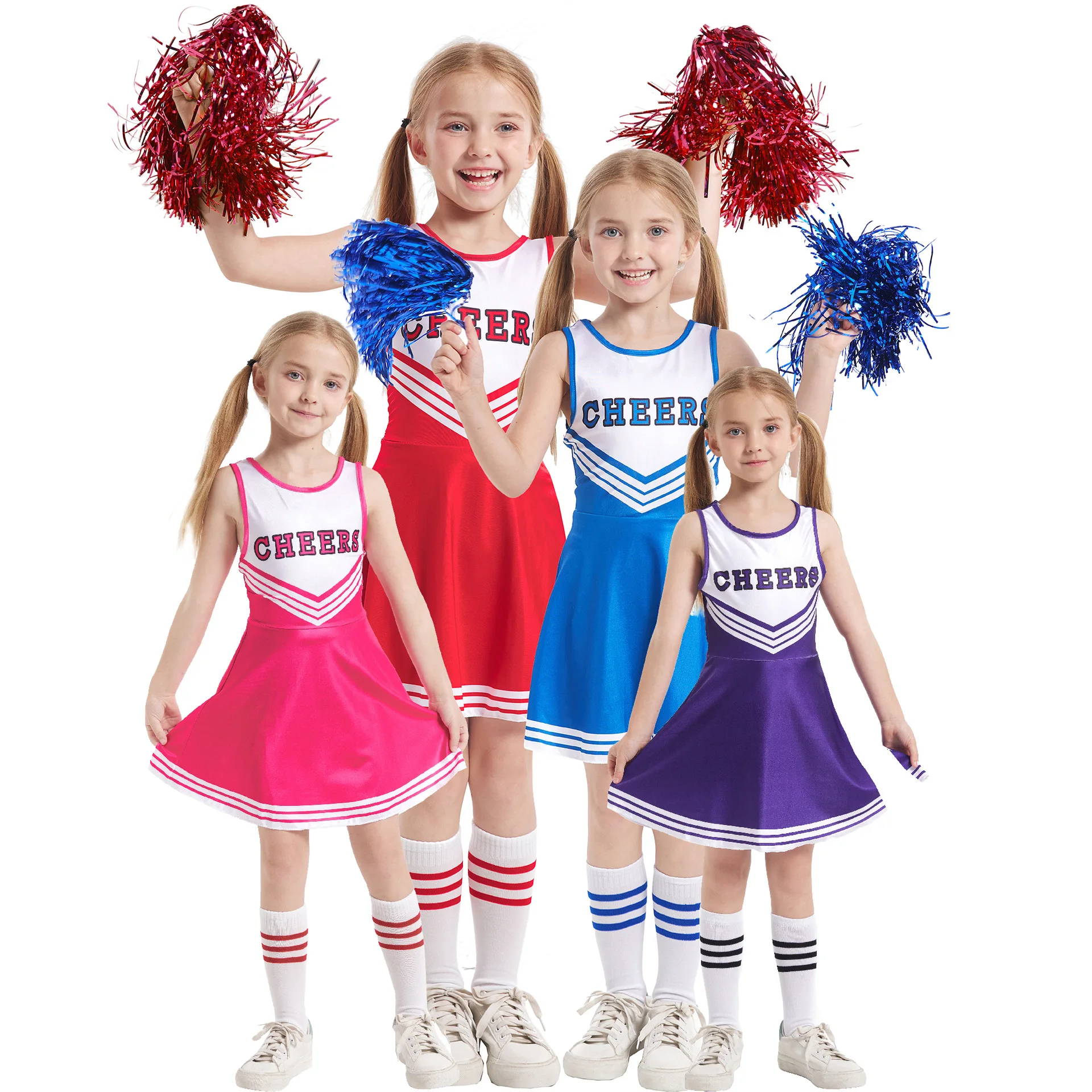 

1pcs/lot children jazz dancing dress girl hip hop dancing dress children cheerleading costumes