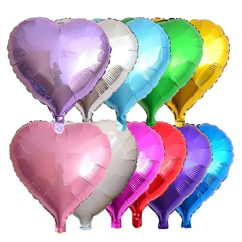 

18inch Heart Foil Balloons Rose Gold Helium Ballons For Wedding Party Decoration Birthday Valentine's Day Party Decor Supplies