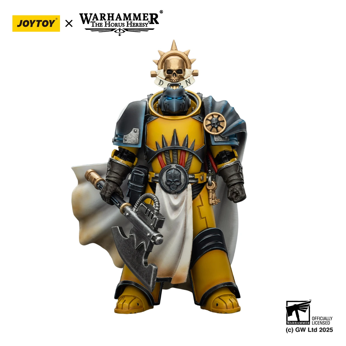 Фото Фигурки JOYTOY Warhammer 40k 1/18 Imperial Fists Legion Praetor in Tartaros Terminator Armour Librarian Consul №5