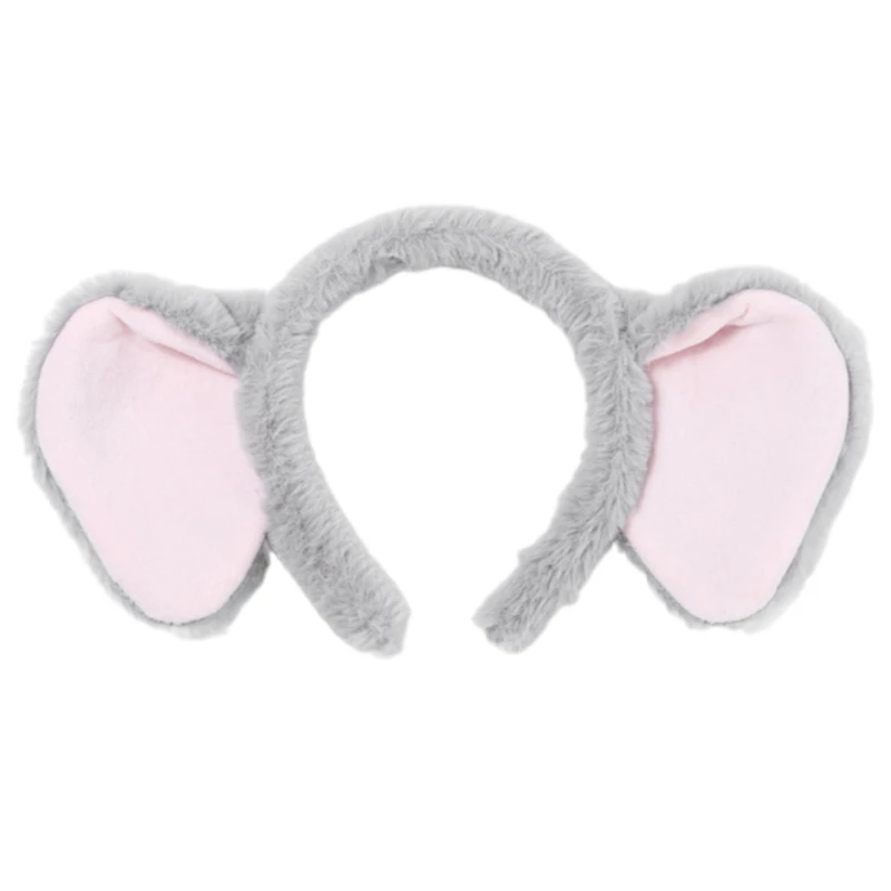Мягкая плюшевая повязка на голову со слоном для детей модные шиньоны украшение