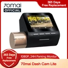 70mai Dash Cam Lite 2 ''ЖК- Экран 1080P  70mai Lite беспроводной HD Автомобильный видеорегистратор Регистраторы 24 часа в сутки для парковочной системы 70mai Видеорегистраторы для автомобилей