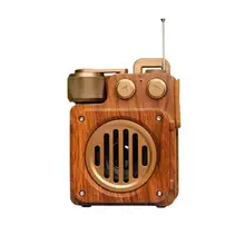 As20 Retro Bluetooth-compatible Speaker Outdoor Portable Wireless Strong Bass Fm Radio Built-in Microphone