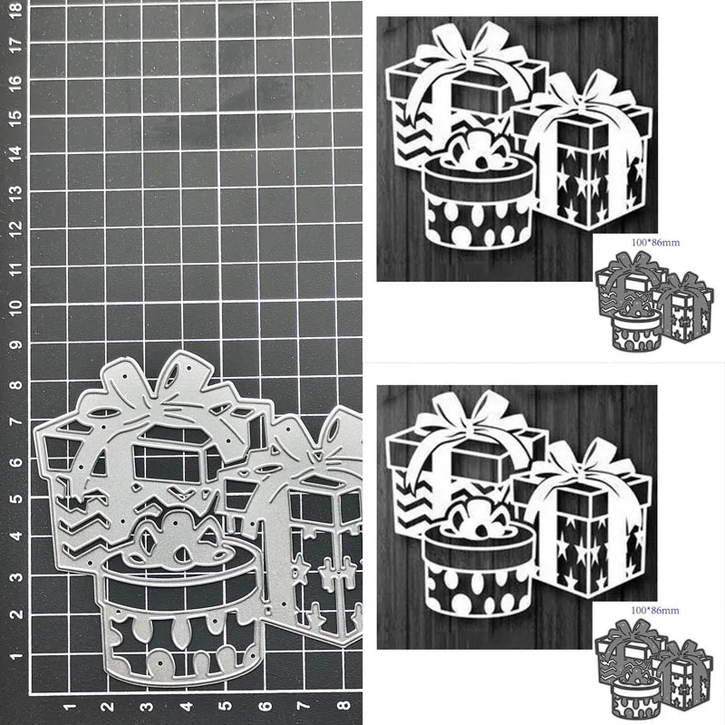 

Birthday Present Metal Cutting Die Stencil for DIY Scrapbooking Album Paper Card Decor Craft Embossing Die