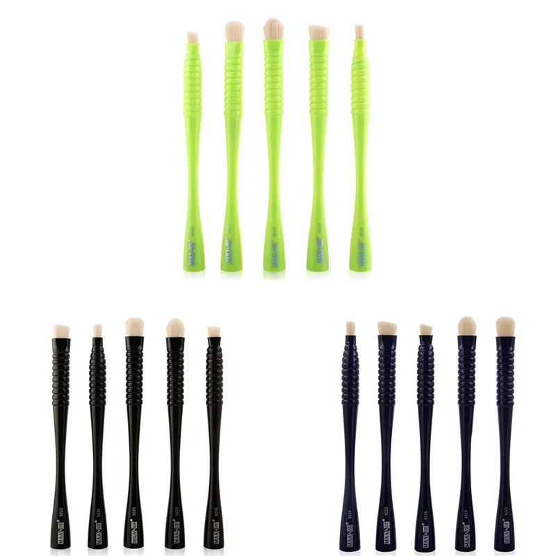 

MAANGE 5Pcs Professional Makeup Brushes With Soft Hair for Concealer Eye Shadow Lip Foundation Blush Powder Makeup Tools #245137