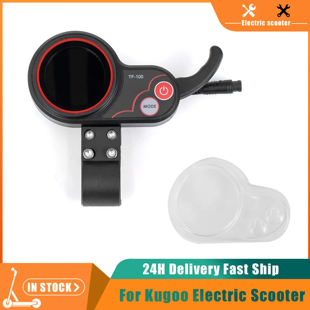 USB Charging Scooter Display Panel TF‑100 Display Cover Shell Protective 6 Pin Communication Instrument For KUGOO M4 Controller