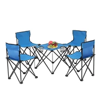 outdoor folding chair and table set lightweight portable camping fishing chairs beach moon for relax tourist pool garden lounger
