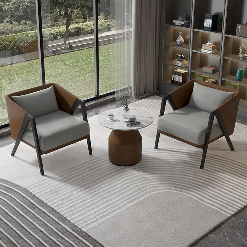 Роскошный одноместный диван-кресло для приема и конференц-зала — современное