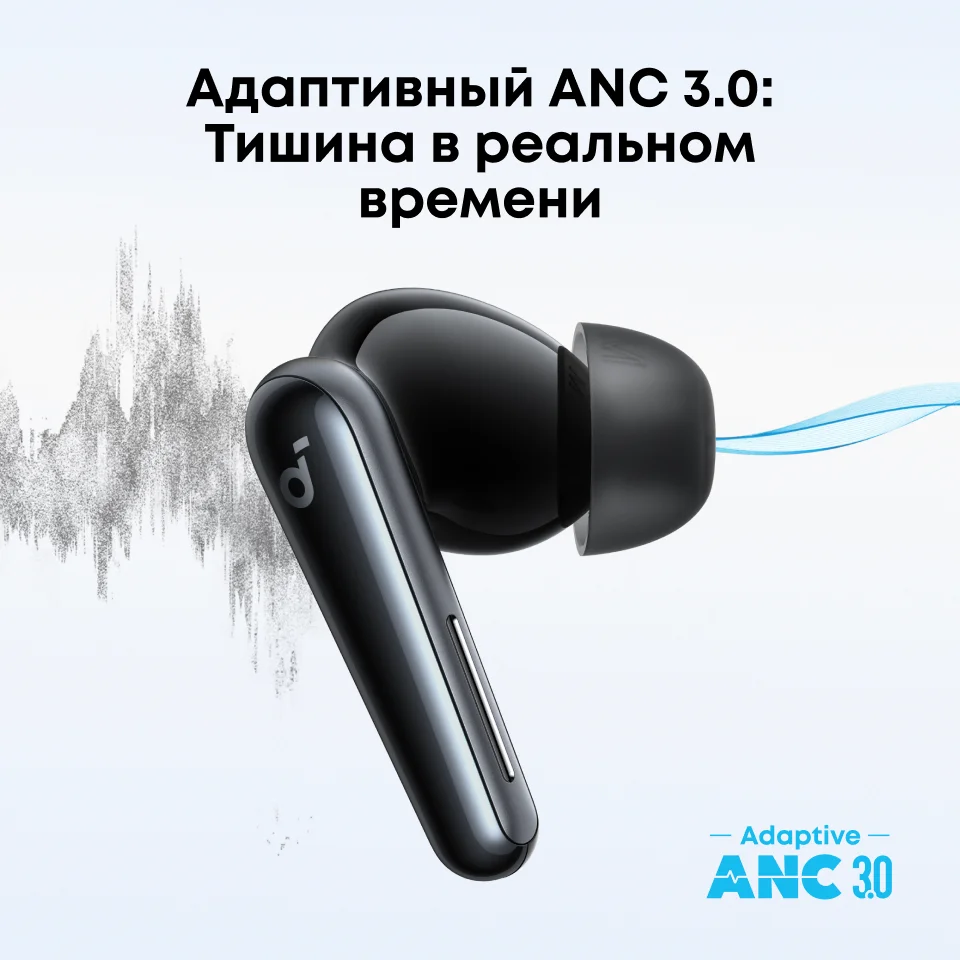 Наушники Soundcore by Anker Liberty 5, беспроводные, с шумоподавлением, ANC 3.0, Bluetooth, 48 часов работы (art.: 3920d4e31300a) - 3920d4e31300a