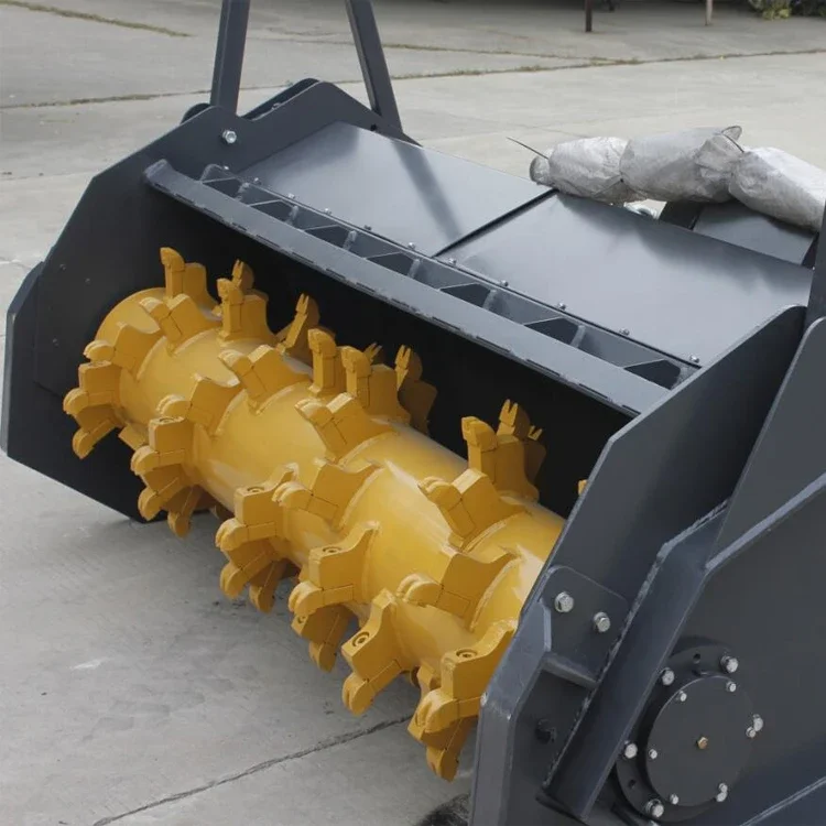 Hoge Kwaliteit Chipper Shredder Track Bosbouw Bush Mini Subsoiler Mulcher Voor Loader Houtversnipperaar
