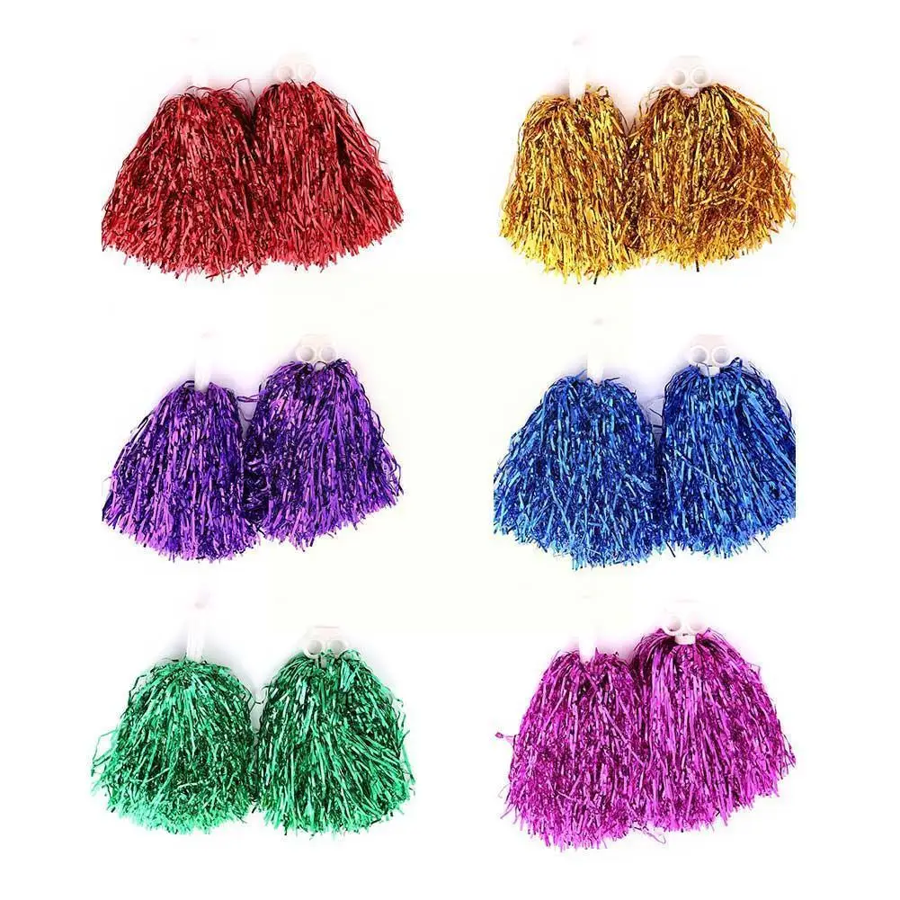 

1pc/1pair Handheld Streamer Pompoms Cheerleader Dance Cheer Holding Decor Party Cheerleading Club Game Accessories Flowers R3k4
