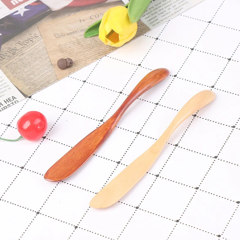 

Thick Handle Wooden Butter Knife Marmalade Knife Japan Style Dinner Knives Tabeware With Thick Handle High Quality Knife Style