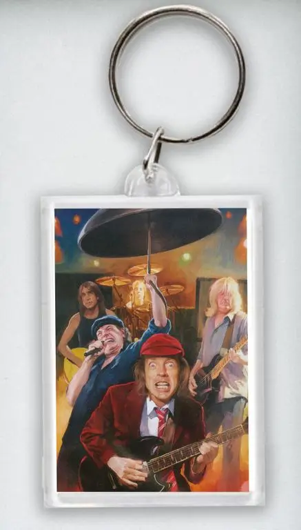 Брелок AC/DC Эй-си/ди-си №4 | Украшения и аксессуары