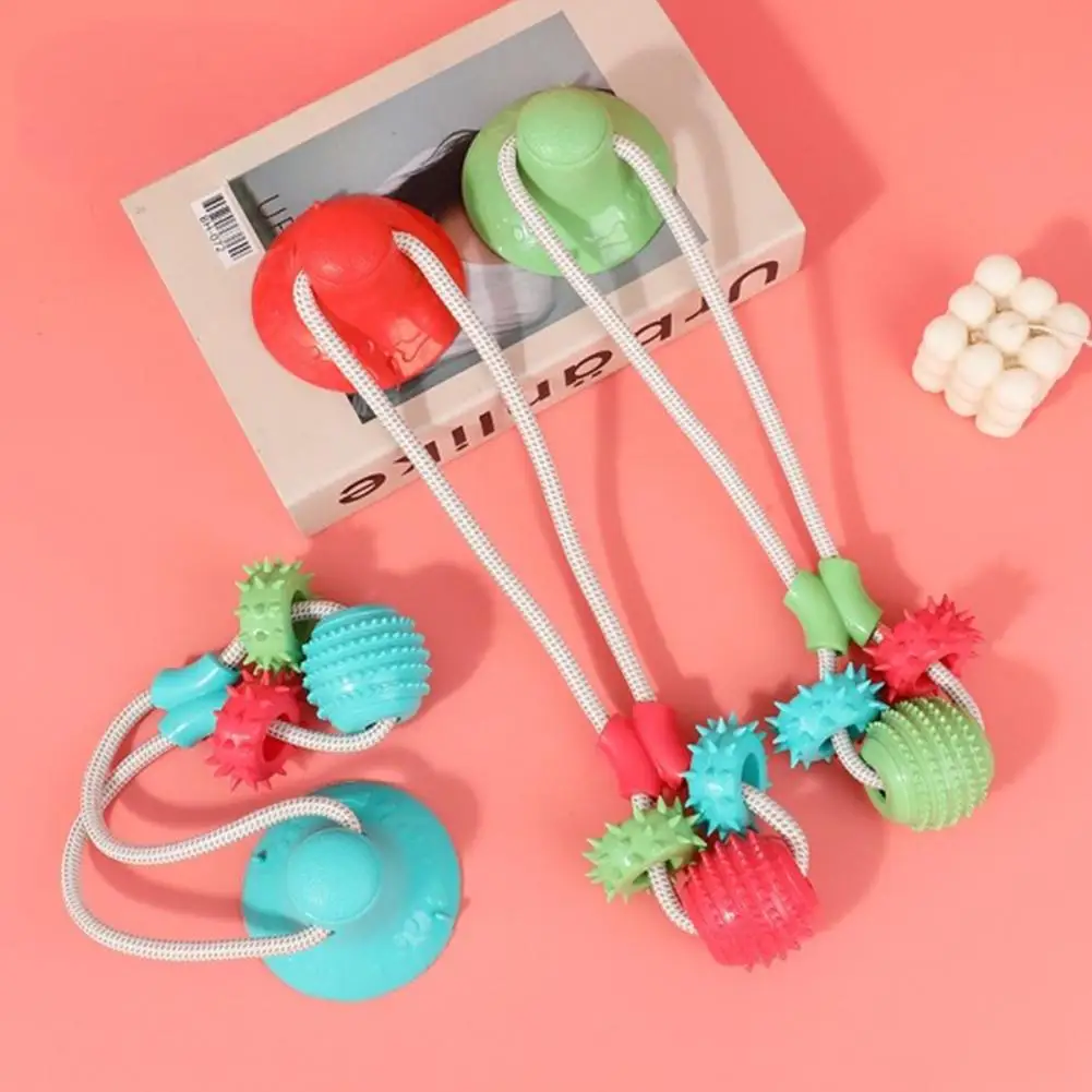 

Pet Suction Cup Elastic Pull Rope Toy Wear-resistant Bite-resistant Teeth Cleaning Chewing Toys Pet Supplies