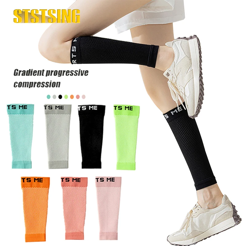 

1 Pair 23-32mmHg Calf Compression Sleeve Men and Women Wide Calf Sleeve Brace Compression Socks for Leg Support, Pain Relief