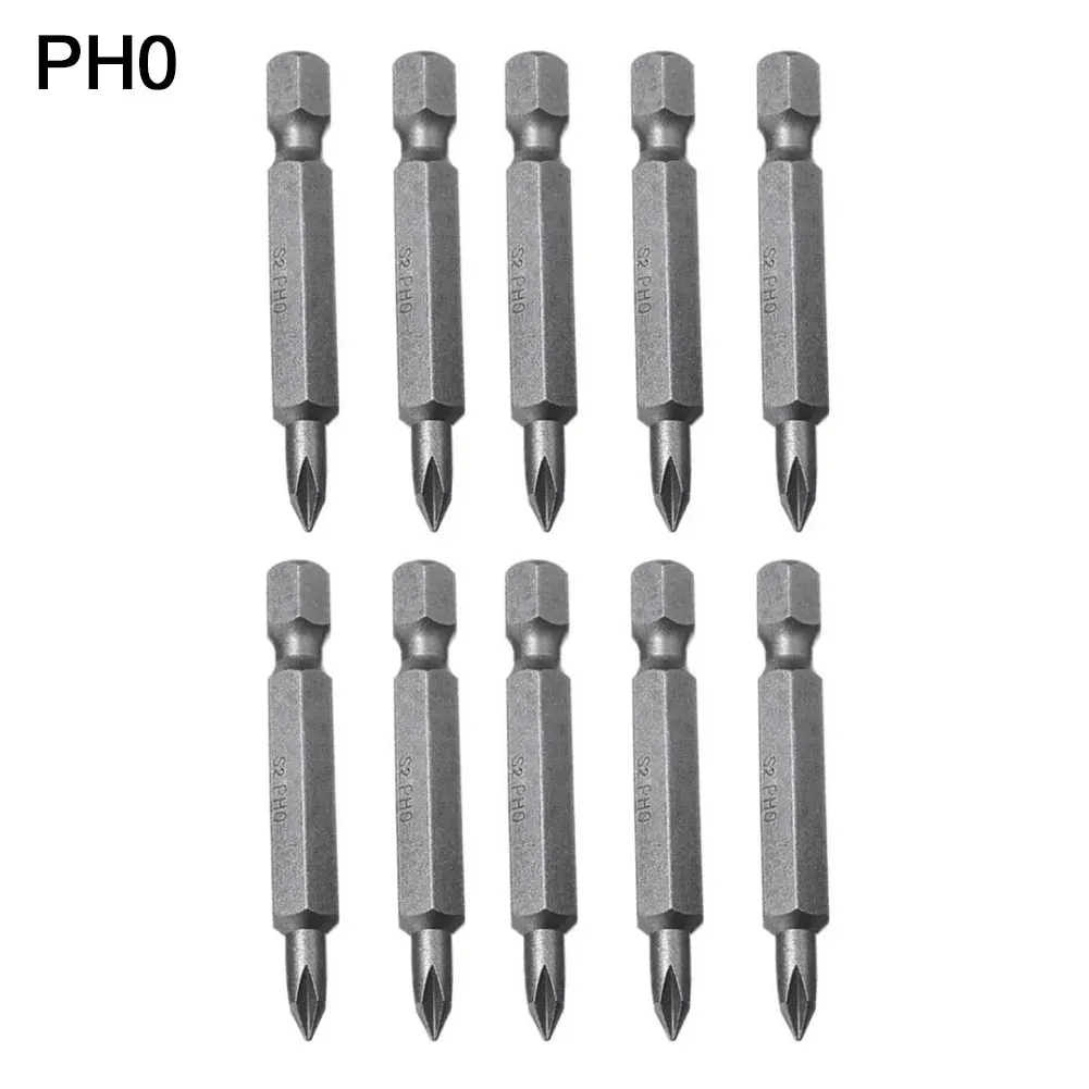 

10 шт./набор, магнитные Биты для отвертки PH0/PH1/PH2/PH3