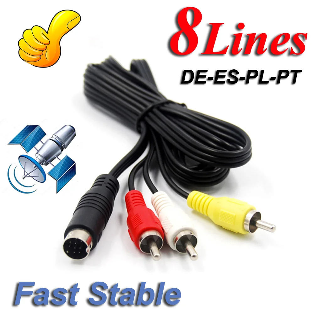 

Europe 8 lines Europe Germany Poland Stable Cable lines UK PT for V8 V9 IPS2 X800 X8