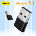 Baseus USB Bluetooth адаптер ключ 5,1 приемник передатчик для ПК динамик беспроводная мышь USB передатчик музыка аудио адаптер