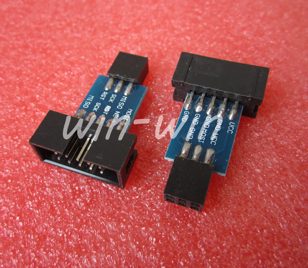 2 Wi-Fi ATMEL AVRISP USBASP STK500 10-6 pin адаптер электронные аксессуары совместимая плата макетная плата Сделай Сам Электроника