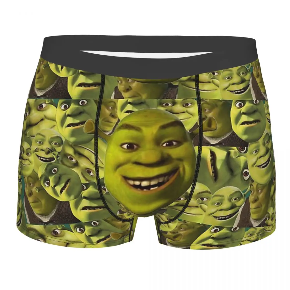 

Shrek Faces Underpants Cotton Panties Men's Underwear Print Shorts Boxer Briefs