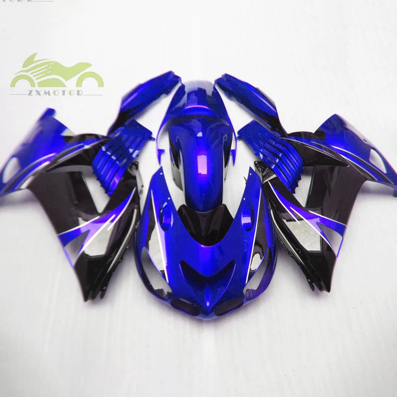 

Комплект обтекателей под заказ для KAWASAKI Ninja ZX14R 2006-2009 2011, недорогие спортивные комплекты обтекателей ZX 14R 06 07-11, синий, черный