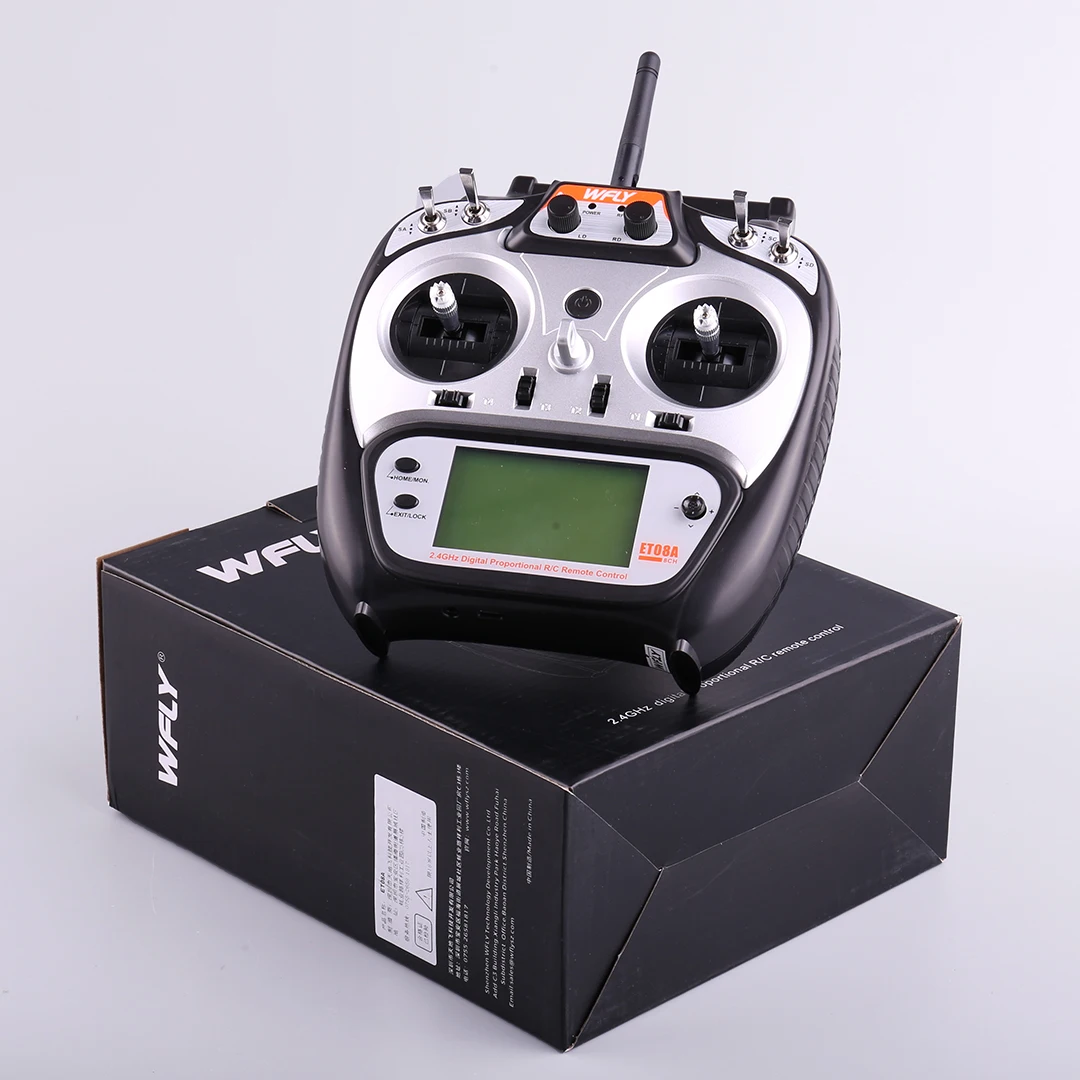 Радиопередатчик WFLY ET08A радиоприемник RF206S новая версия 2 4G 8CH RC лучший пульт