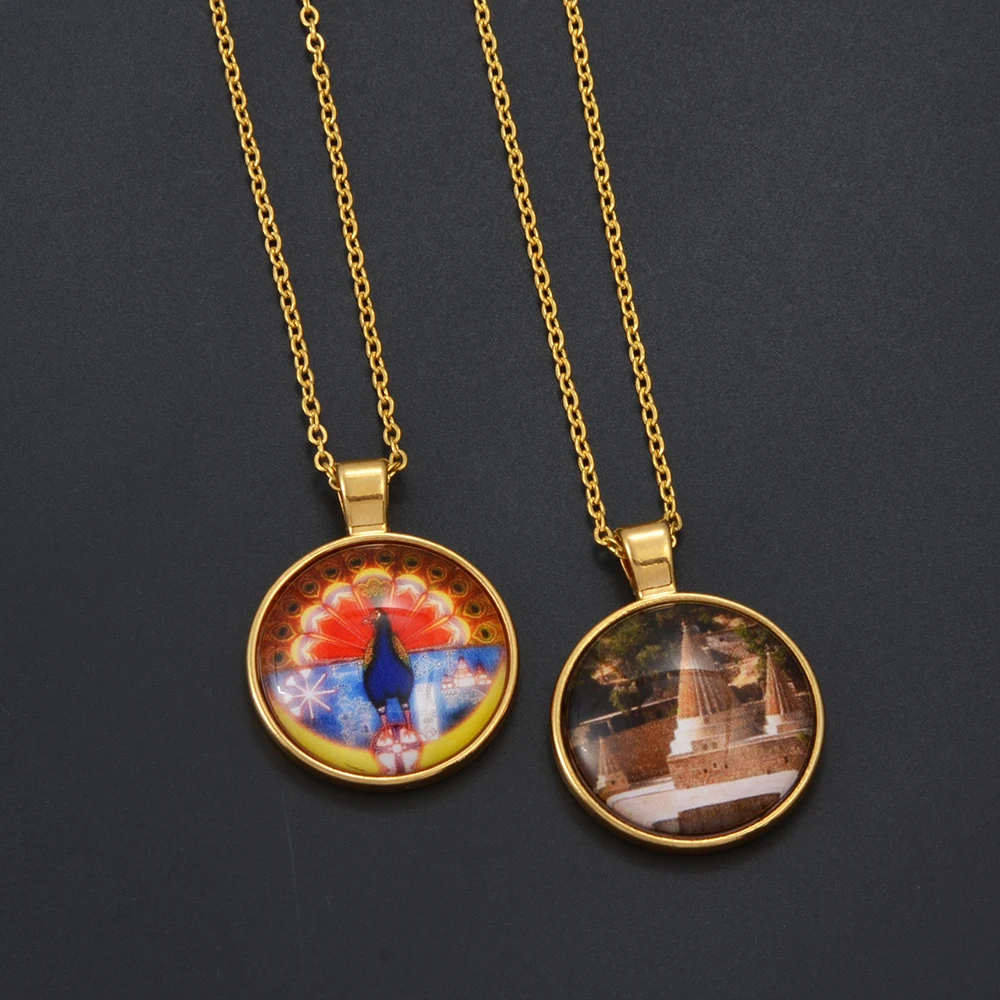 Anniyo Yezidi Lalish стеклянные ожерелья с подвесками главный храм Yazidis для женщин мужчин