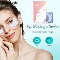 microcurrent rf massage eye mask electric eye patch massager mini hydrogel hot reduce wrinkles puffiness dark circles eye bags