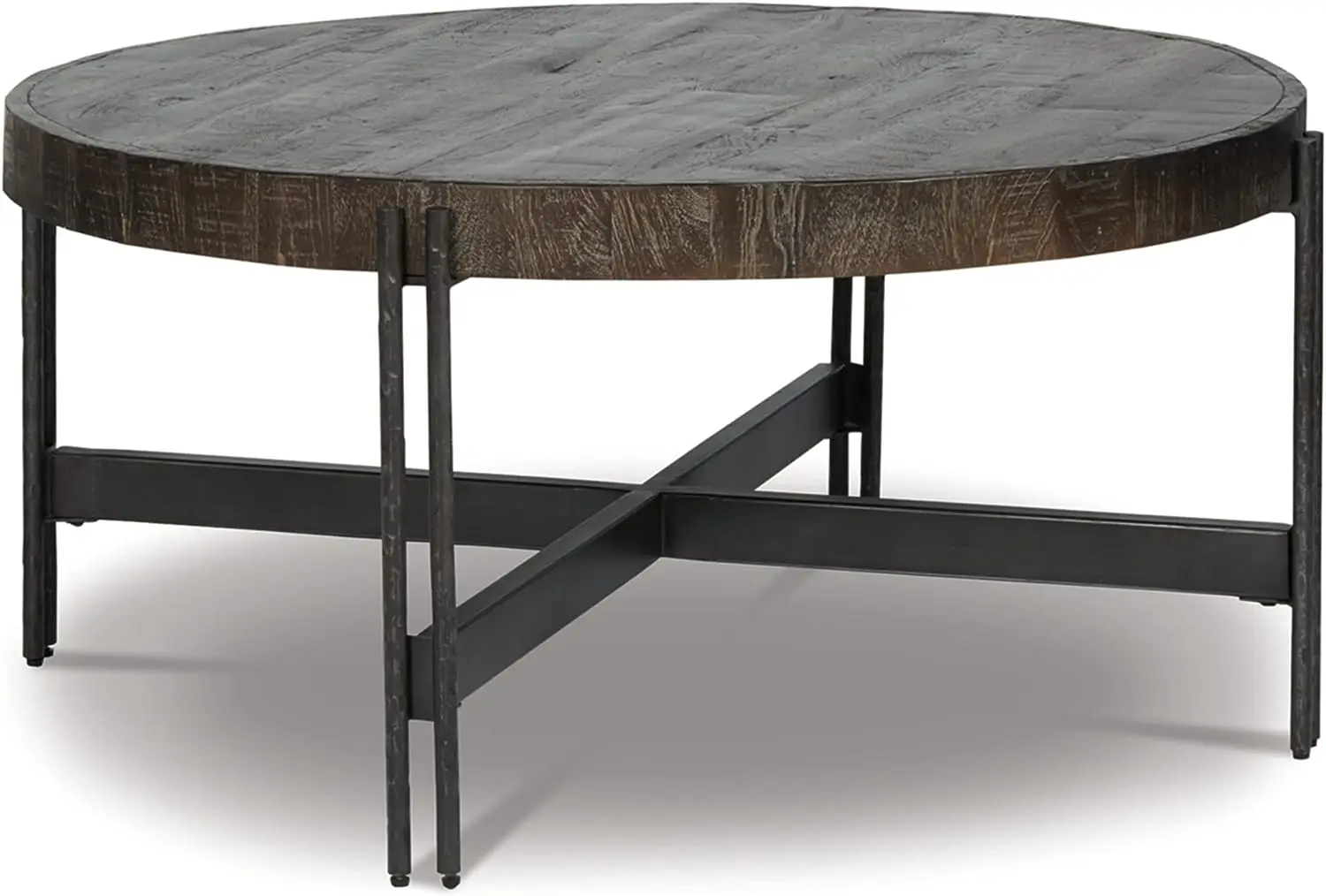 

Round Cocktail Table, Dark Brown